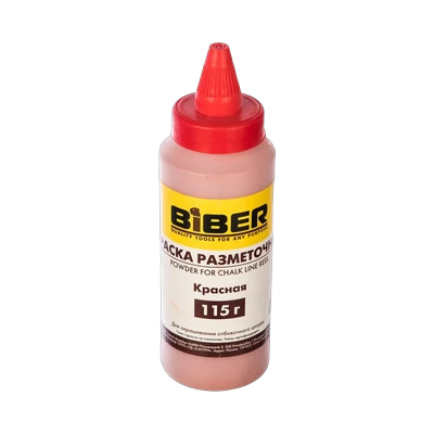 Краска разметочная Biber порошковая красная 115 г (43201)