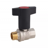 Кран шаровой Vieir VR230FM 1/2" пластиковая ручка г/ш