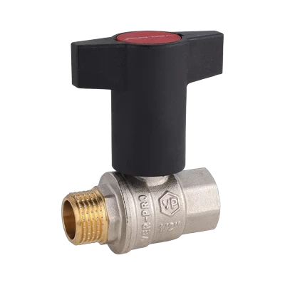Кран шаровой Vieir VR230FM 1/2" пластиковая ручка г/ш
