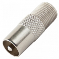 Переходник антенный гнездо F - штекер TV 