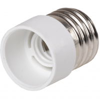 Переходник с Е27 на Е14, белый