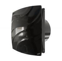 Вытяжной вентилятор Era Wave 120 Black classic, черный