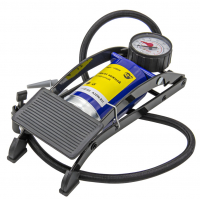 Насос ножной с манометром РемоКолор, армированный шланг 60 см