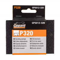 Губка абразивная Gepard P320 100х70х25 мм (GP5012-320)