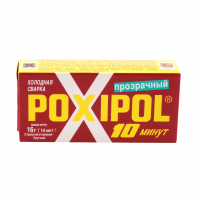 Холодная сварка прозрачный, Поксипол (14 мл)