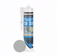 Герметик-затирка Ceresit (Церезит) CS25 силиконовая, манхеттен 280 мл