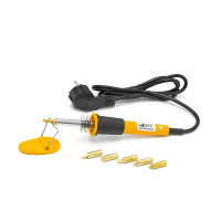 Набор паяльный: паяльник+подставка+набор жал, 30Вт 220В, Pobedit