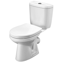 Унитаз-компакт Анимо с диагональным выпуском (косой) Santek