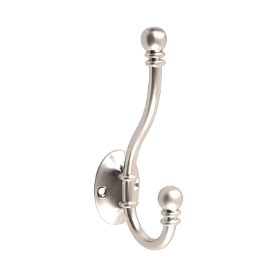 Крючок мебельный Kerron KR 0180 CA, матовый никель