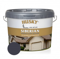 Краска акриловая для дерева HUSKY SIBERIAN RAL 7024, графитовый 2,7 л