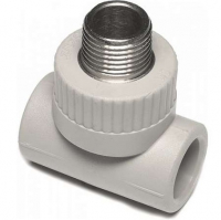 Тройник 25х1/2" наружная резьба Ekoplastik