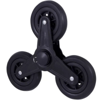 Колесо для сумки-тележки, тройное, D=88 мм