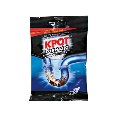 Средство от засоров "Крот Торнадо" гранулированный (90 г)