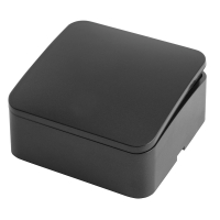 Выключатель София 1-клавишный открытой установки, черный матовый MSW10-10-05