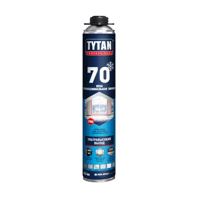 Монтажная пена Tytan Professional 70 профессиональная зимняя 870 мл