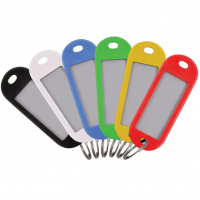 Бирка для ключей, цвет в ассортименте