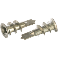 Дюбель со сверлом для ГКЛ, металлический, ТФ 5, 33 мм