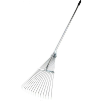 Грабли веерные 15 зубьев раздвижные, оцинкованные