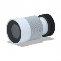 Удлинитель гибкий для унитаза выпуск 110 мм, АниПласт К828