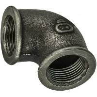 Угол 15 черный 1/2"