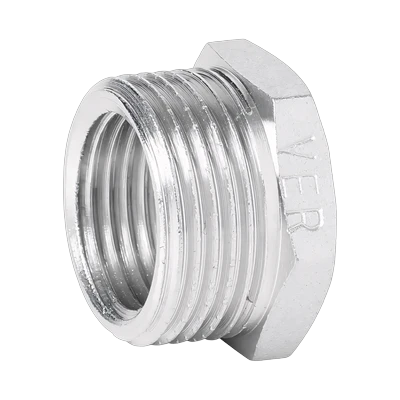 Футорка латунная 3/8" х 1/2" штуцер/гайка