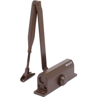 Доводчик дверной Ultimate ДД-100 А-С морозостойкий 40-120 кг, коричневый