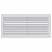 Решетка вентиляционная 170х80 мм с сеткой, белая