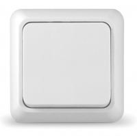 Выключатель Bolleto 7021 1-клавишный открытой установки, белый