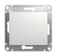 Выключатель Schneider Electric Glossa 1-клавишный скрытой установки без рамки, белый (GSL000111)