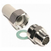Соединение разборное 25х3/4" наружная резьба Ekoplastik