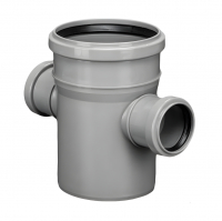 Крестовина канализационная 110x50x50/87° одноплоскостная