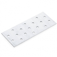 Пластина крепежная 100х40х2 мм, оцинкованная