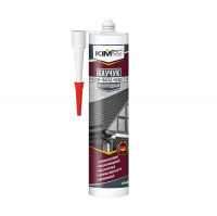 Герметик KimTec каучуковый (кровля, фасад, водосток), серый 310 мл