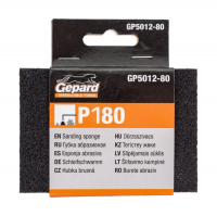 Губка абразивная Gepard P180 100х70х25 мм (GP5012-180)