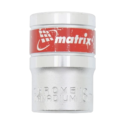 Головка торцевая  6-гранная 18 мм, под квадрат 1/2", Matrix