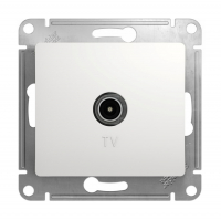 Розетка Schneider Electric Glossa TV скрытой установки без рамки, белая (GSL000192)