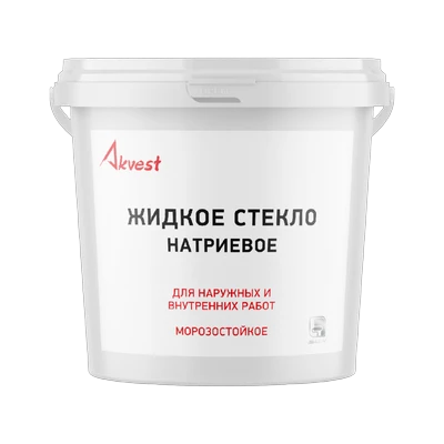 Жидкое стекло натриевое Аквест 1,4 кг