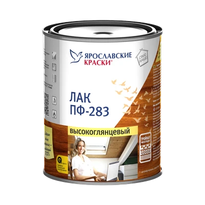 Лак по дереву Ярославкие краски ПФ-283 для внутренних работ 0,7 л