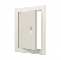 Лючок пластиковый 15х20 см с ручкой, бежевый (Л1520Р Ivory)