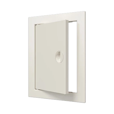 Лючок пластиковый 15х20 см с ручкой, бежевый (Л1520Р Ivory)
