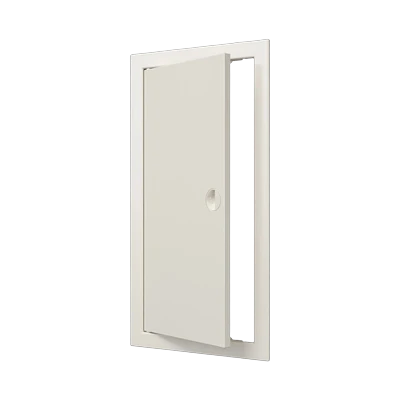 Лючок пластиковый 20х40 см с ручкой, бежевый (Л2040Р Ivory)