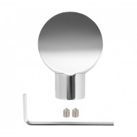 Завертка для цилиндрового механизма Palidore Button РС со штоком, хром