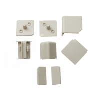 Фурнитура для столешницы 25х12 мм прямоугольная, песок