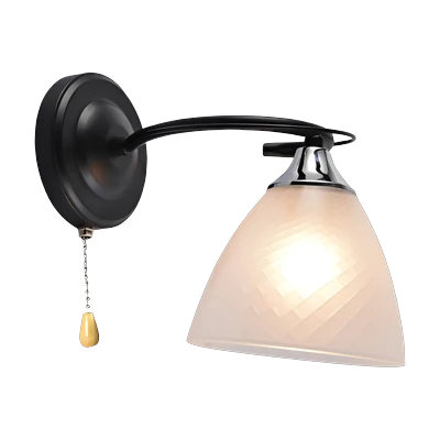 Бра XA1520/1W BK+CR черный/хром