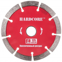 Диск отрезной алмазный Hardcore Бетон 125х22,2 мм сегментный
