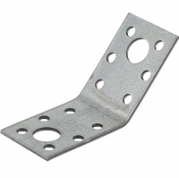 Уголок крепежный  50х50х35х2 мм, оцинкованный, 135 градусов