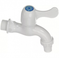 Водоразборный кран 1/2" пластик