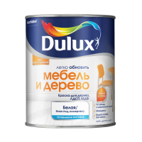 Краска Dulux Мебель и дерево матовая белая, база BW (0,75 л)