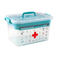 Контейнер для аптечки Домашний доктор 10 л 355х235х190 мм