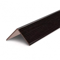 Угол отделочный ПВХ 30х30 мм 2,7 м Деконика, Венге темный